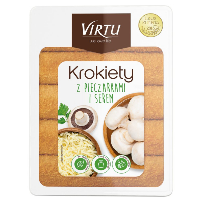 Virtu Krokiety z pieczarkami i serem 1 kg (1)