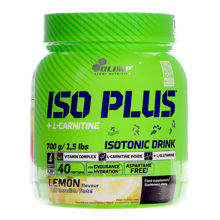 OLIMP ISO PLUS + L- CARNITINE LEMON 700G (1)