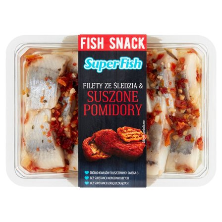 SuperFish Filety ze śledzia & suszone pomidory 200 g (1)