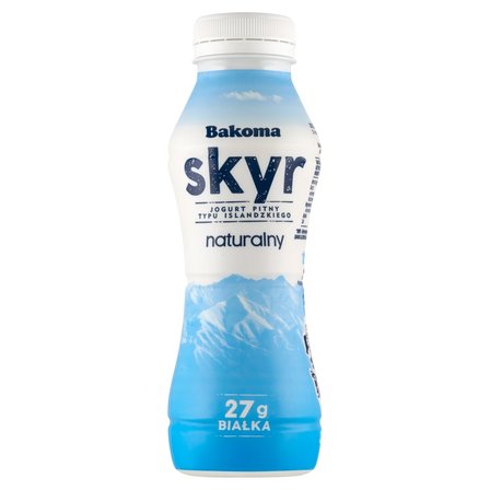 Bakoma Jogurt pitny typu islandzkiego skyr naturalny 300 g (1)