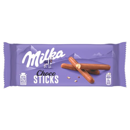 Milka Choco Sticks Ciastka oblane czekoladą mleczną 112 g (1)