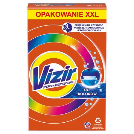 Vizir Proszek do prania Color, 60 prań (1)