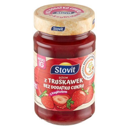 Stovit Dżem bez dodatku cukru z truskawek 250 g (2)