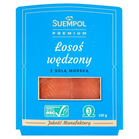 Suempol Premium Łosoś wędzony z solą morską 100 g (1)