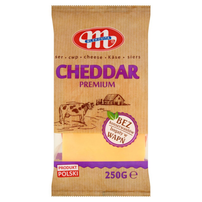 Mlekovita Ser Cheddar premium 250 g (1)