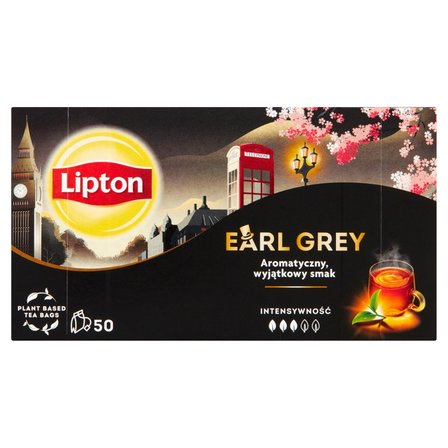 Lipton Earl Grey Herbata czarna 75 g (50 torebek) (1)