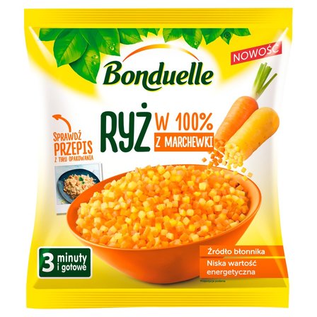 Bonduelle Ryż w 100% z marchewki 400 g (1)