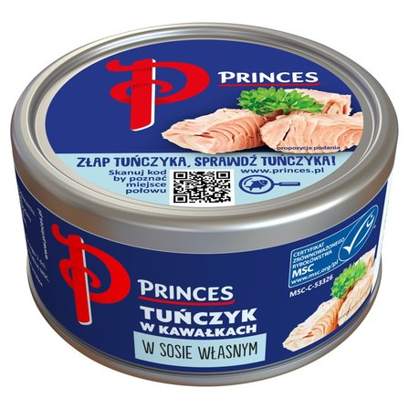 Princes Tuńczyk w kawałkach w sosie własnym 170 g (1)