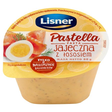 Lisner Pastella Pasta jajeczna z łososiem 80 g (2)