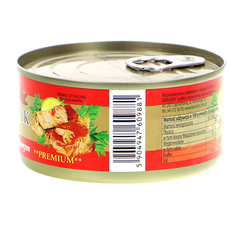 MK Tuńczyk kawałki w sosie pomidorowym 170 g (4)