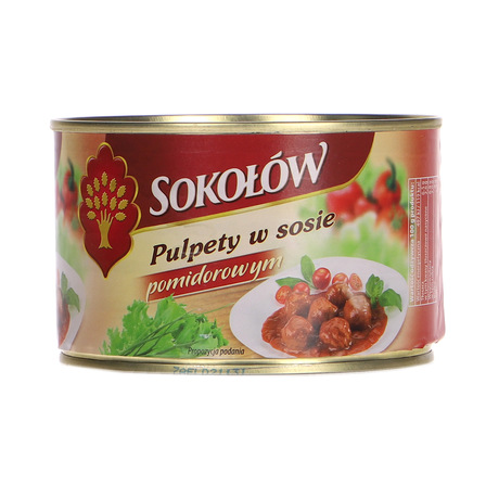 Sokołów pulpety w sosie pomidorowym 400g (1)