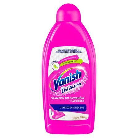 Vanish Oxi Action Szampon do dywanów i tapicerek cytrynowy 500 ml (1)