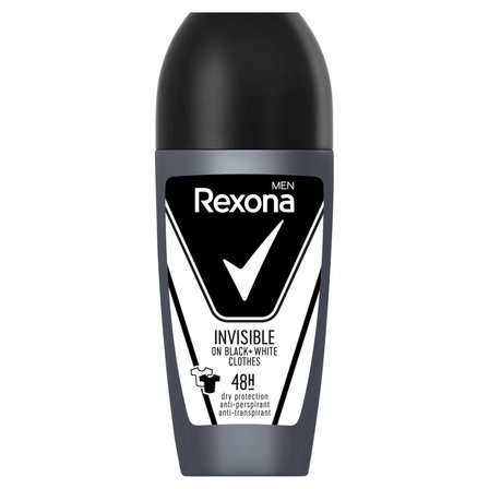 Rexona Men Invisible Black + White Antyperspirant 50 ml (1)