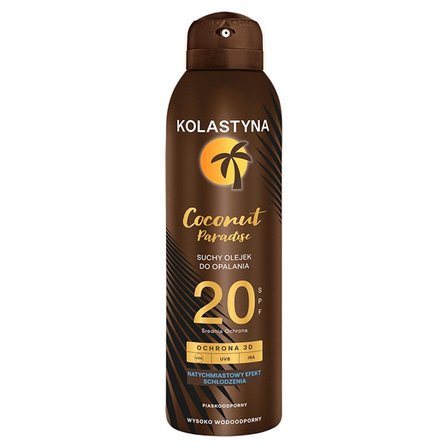 Kolastyna Coconut Paradise Suchy olejek do opalania SPF 20 150 ml (1)