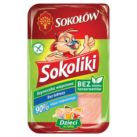 Sokołów Sokoliki Szyneczka wieprzowa 100 g (1)