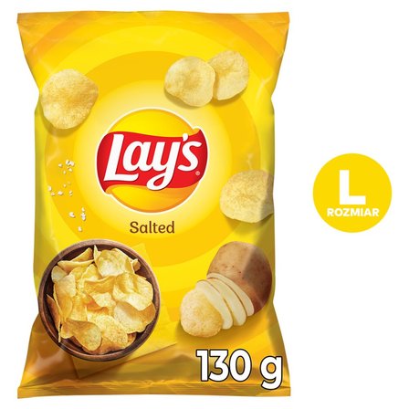 Lay's Chipsy ziemniaczane solone 130 g (2)