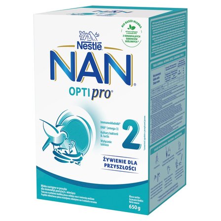 NAN OPTIPRO 2 Mleko następne dla niemowląt powyżej 6. miesiąca 650 g (2 x 325 g) (1)