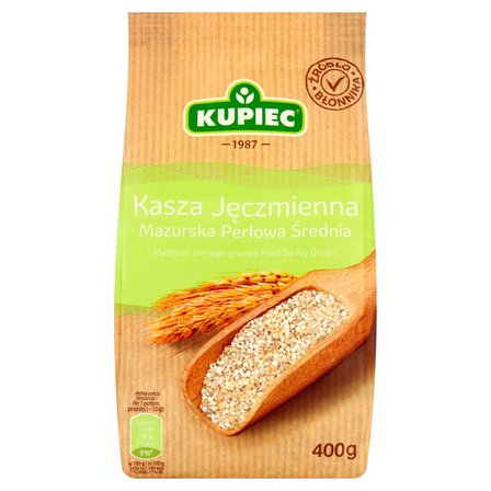 Kupiec Kasza jęczmienna mazurska perłowa średnia 400 g (1)