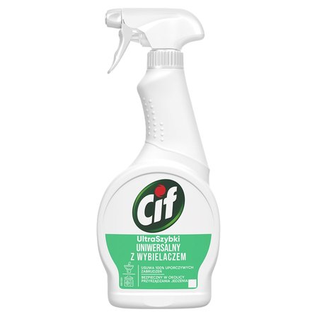 Cif UltraSzybki Spray uniwersalny z wybielaczem 500 ml (1)