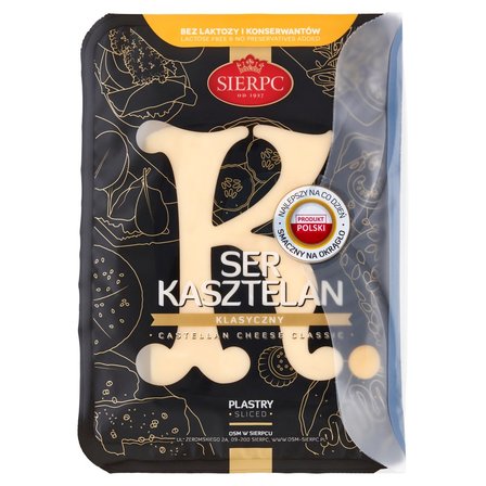 Sierpc Ser kasztelan klasyczny plastry 135 g (1)