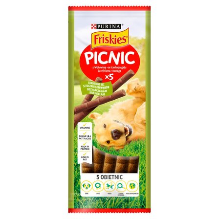 Friskies Picnic Karma dla psów z wołowiną 42 g (5 sztuk) (1)