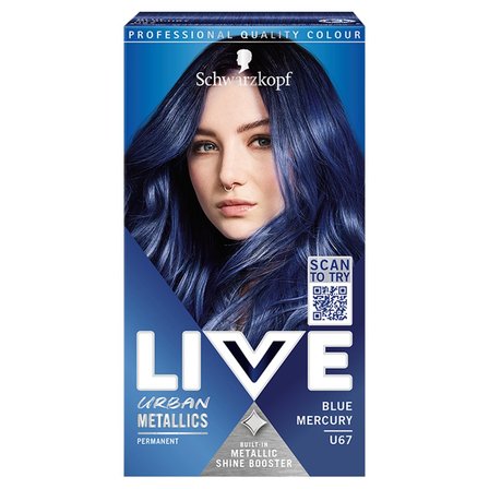 Live Intense Colour Urban Metallics U67 Blue Mercury Farba do włosów (1)