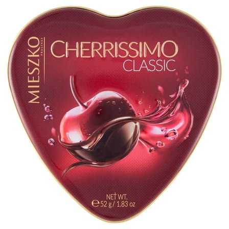 Mieszko Cherrissimo Classic Praliny z wiśnią w alkoholu 52 g (1)