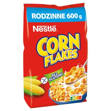 Nestlé Corn Flakes Chrupiące płatki kukurydziane z witaminami 600 g (1)