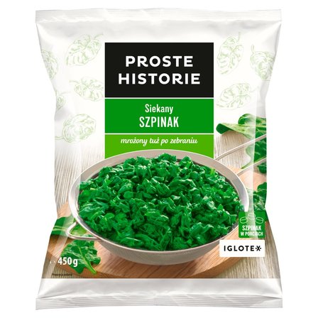 Proste Historie Szpinak siekany 450 g (1)