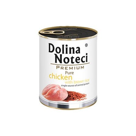 Dolina Noteci Premium Pure Mokra karma dla psa alergika bogata w kurczaka z ryżem 800g (1)