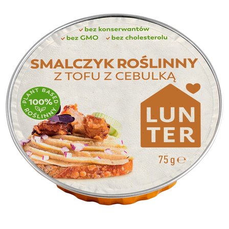 Lunter Smalczyk roślinny z tofu z cebulką 75 g (1)