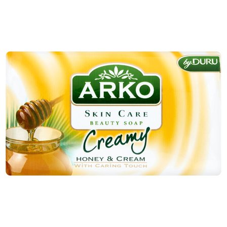 Arko Skin Care Creamy Równoważące mydło kosmetyczne miód i krem 90 g (1)