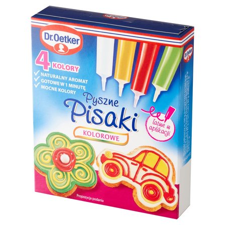 Dr. Oetker Pyszne pisaki kolorowe 76 g (4 x 19 g) (3)