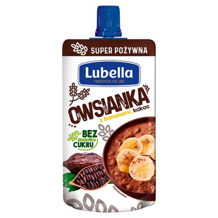 Lubella Owsianka z bananami kakao 100 g (1)
