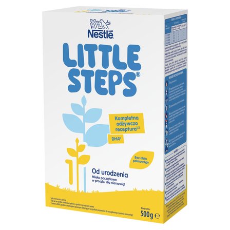 LITTLE STEPS 1 Mleko początkowe w proszku dla niemowląt od urodzenia 500 g (1)