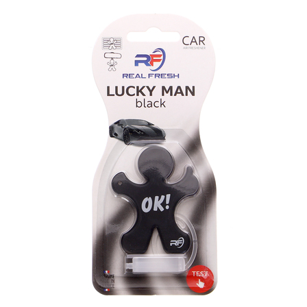 REAL FRESH LUCKY MAN zapach samochodowy black (1)