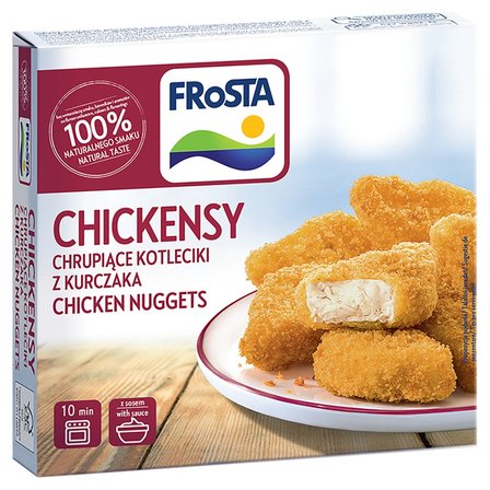 FRoSTA Chickensy Chrupiące kotleciki z kurczaka 250 g + sos 25 ml (1)