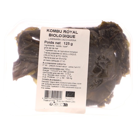 Scapmaree świeże słone algi Kombu Royal 125g (DOSTAWY W CZWARKI) (1)