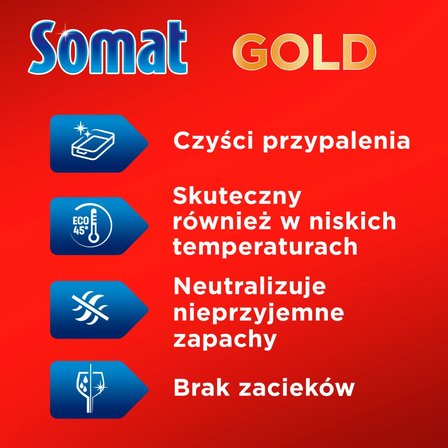 Somat Gold Tabletki do mycia naczyń w zmywarkach 598,4 g (34 sztuki) (2)