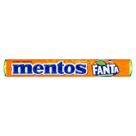 Mentos Fanta Cukierki do żucia smak pomarańczowy 37,5 g (1)