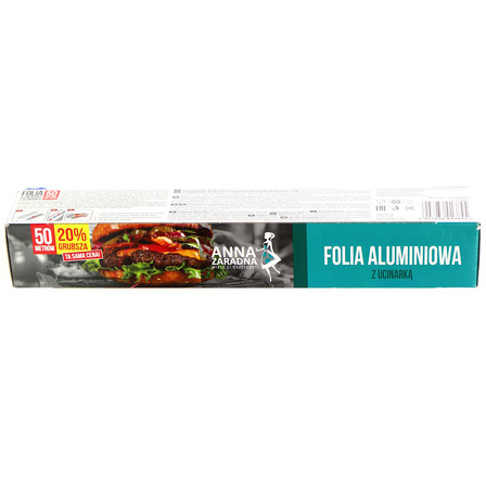 FOLIA ALUMINOWA 50M BOX Z UCINARKĄ (8)