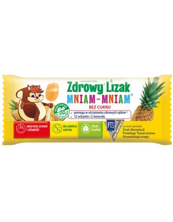 STARPHARMA Lizak Ananas Mniam-Mniam 6g (1)