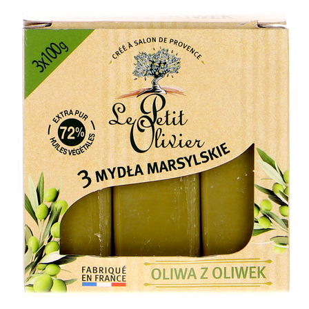 LE PETI OLIVIER OLIWKOWE MYDŁO 3X100G (1)