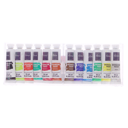 Farby artist  gouache 12 szt. 10 ml (2)