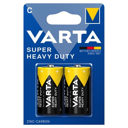 Varta Super Heavy Duty C R14 1,5 V Bateria cynkowo-węglowa 2 sztuki (1)