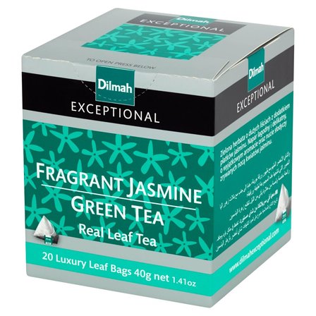 Dilmah Exceptional Zielona herbata z kwiatami jaśminu 40 g (20 torebek) (2)