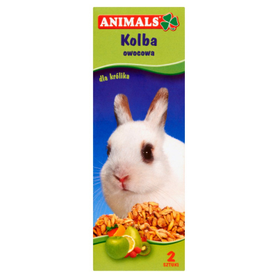 Animals Kolba owocowa dla królika 110 g (2 sztuki) (1)