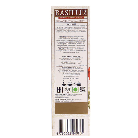 Basilur tea friuits strawberry & rasppberry 50g (2)