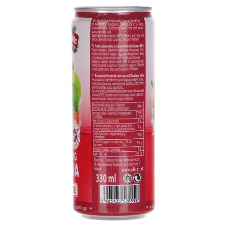 Jungle Fruits Napój gazowany z sokiem z guawy 330 ml (8)