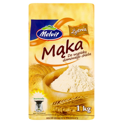 Melvit Mąka żytnia do wypieku domowego chleba 1 kg (1)